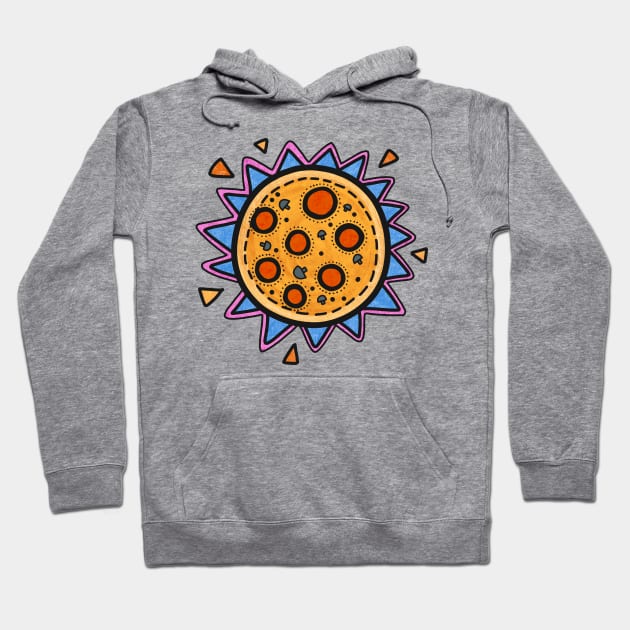 Pepperoni Pizza Lover Hoodie by Fushiznick